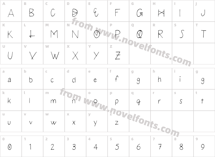 Axiom MediumCharacter Map