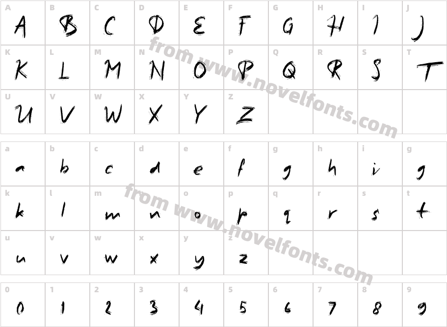 Ayo Hemat TintaCharacter Map