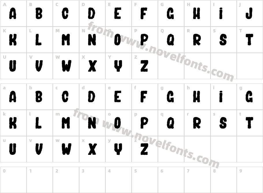 BAD SPIRITCharacter Map