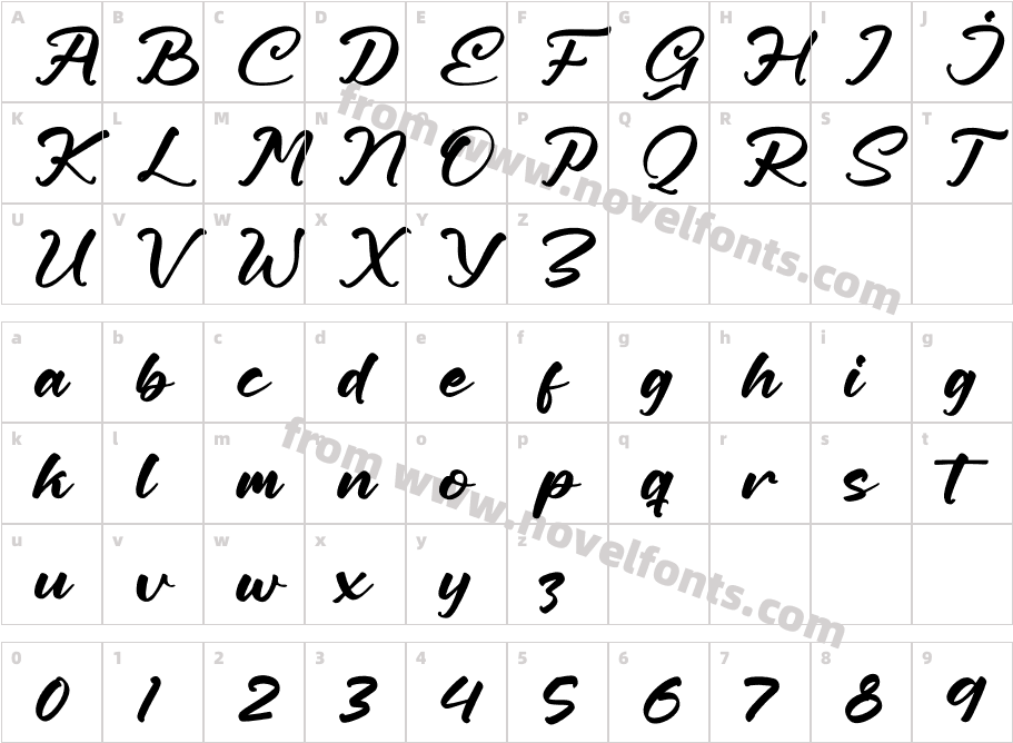 Callisya NovelynCharacter Map