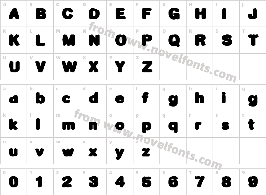 BE BlobCharacter Map