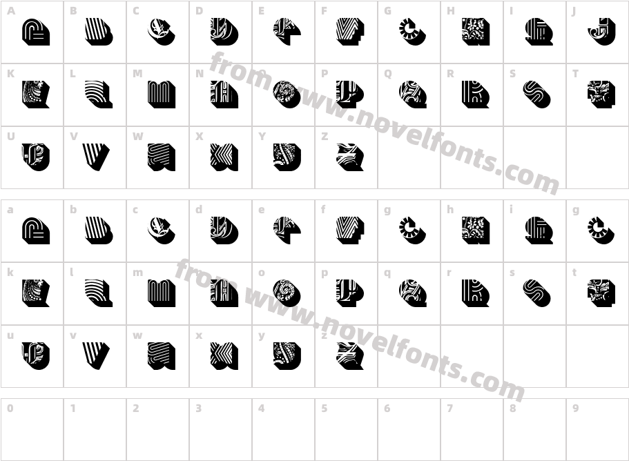 BENTOCharacter Map