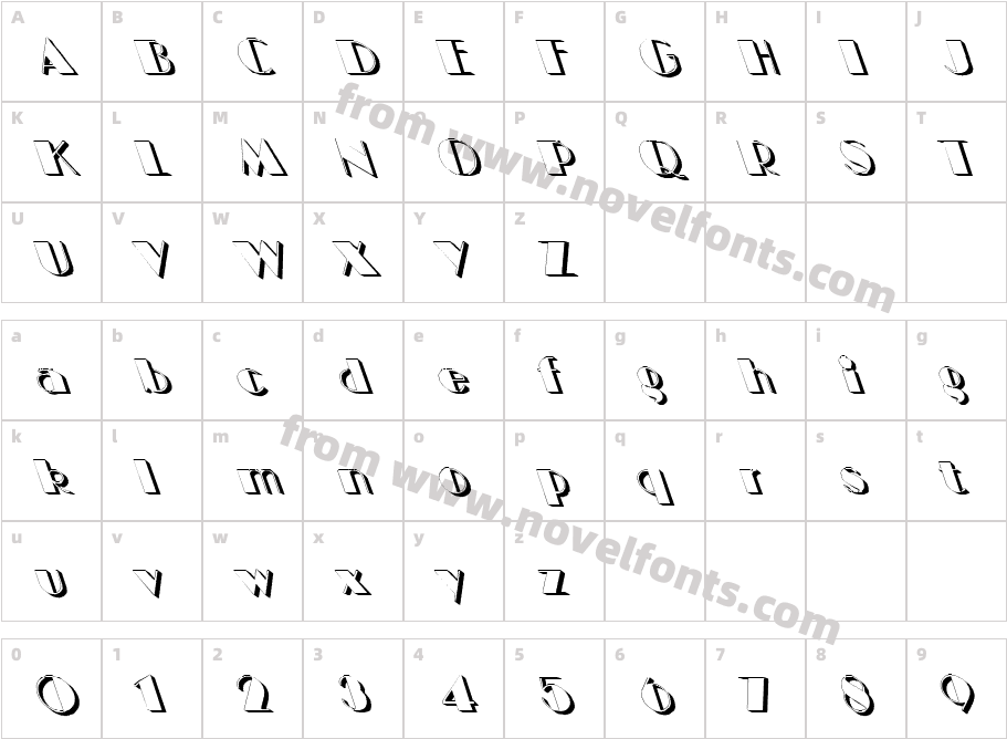 BIGCSHAD LeftyCharacter Map