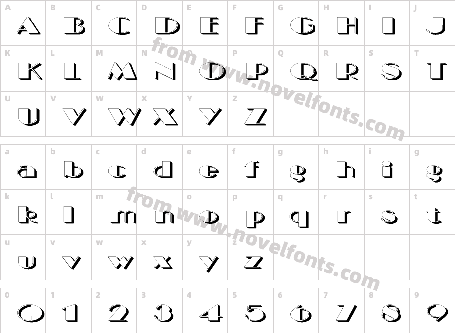 BIGCSHAD-Normal ExtendedCharacter Map