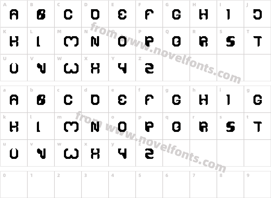 BIZZARECharacter Map