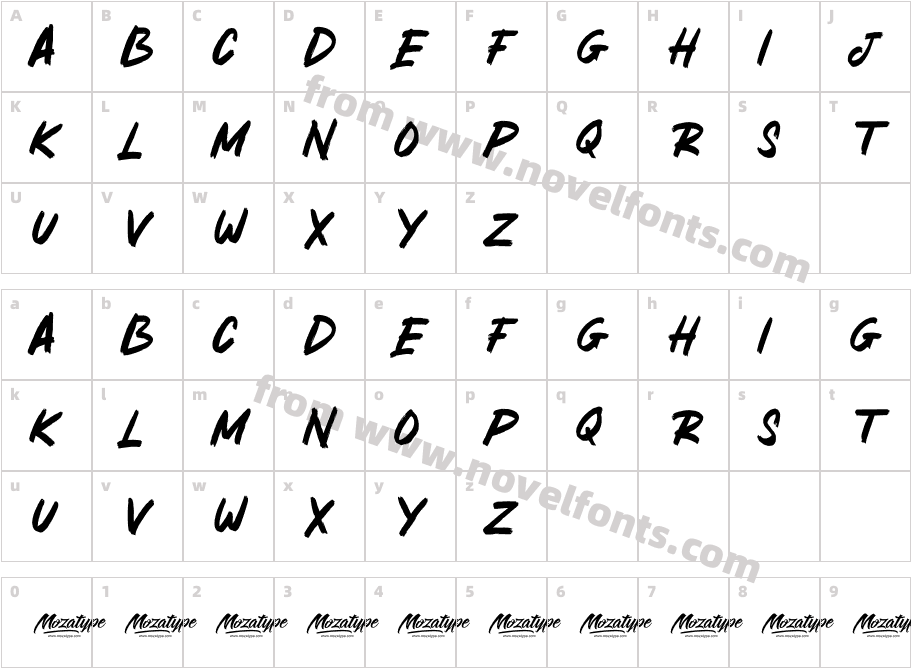 BLACK FRIDAYCharacter Map