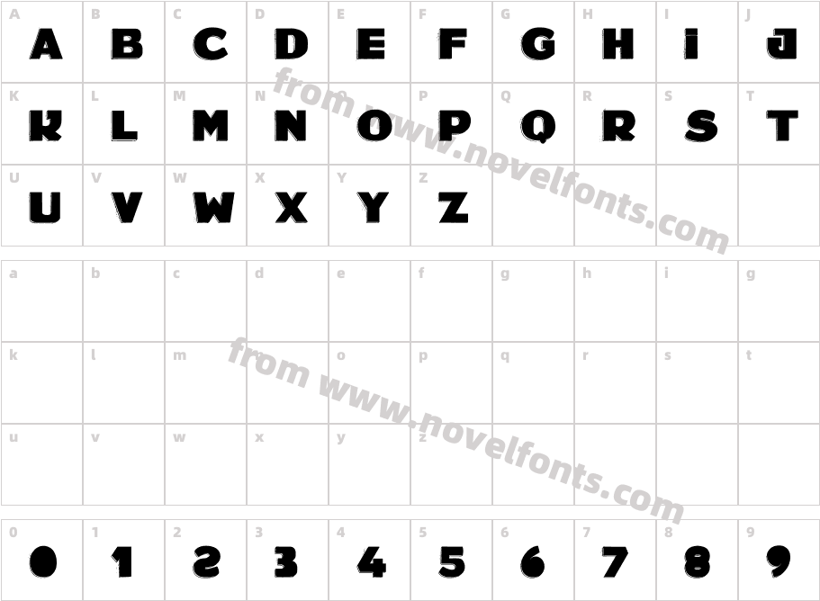 BLACKDECEMBERCharacter Map