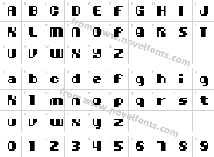 BM great A9Character Map