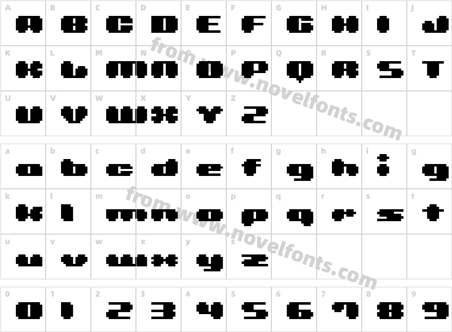 BM leaves A11Character Map