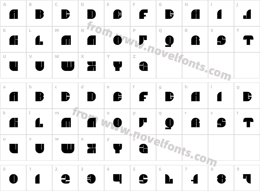 BN JNCOCharacter Map