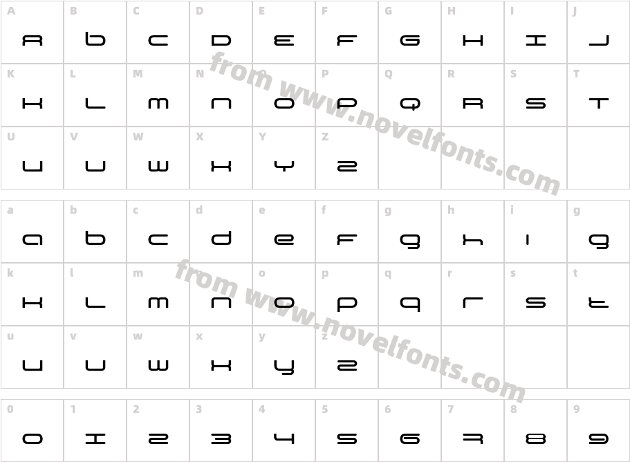 BN Year 2000Character Map