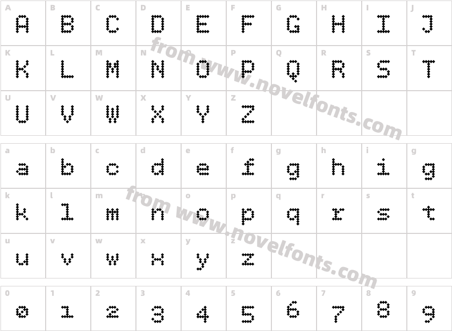 BPdotsDiamond-BoldCharacter Map