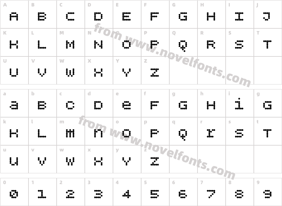 BPdotsUnicase-BoldCharacter Map