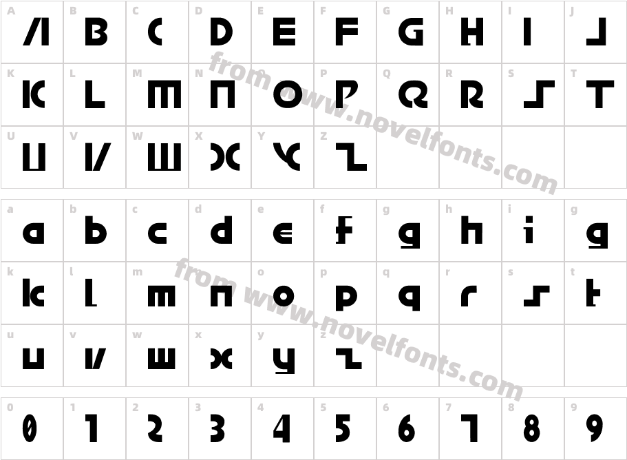 BRIDGEco.Character Map