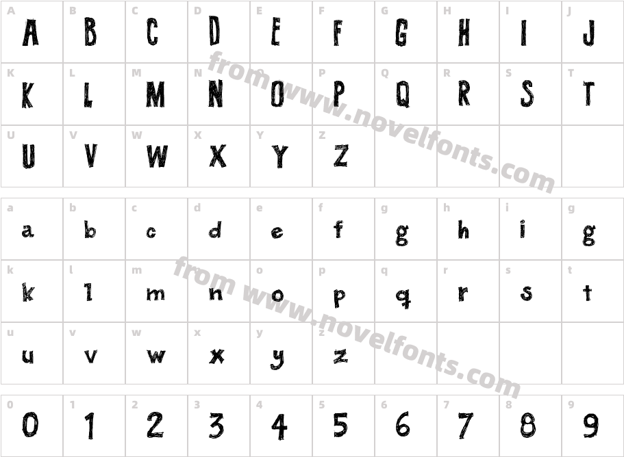 BUTECOCharacter Map