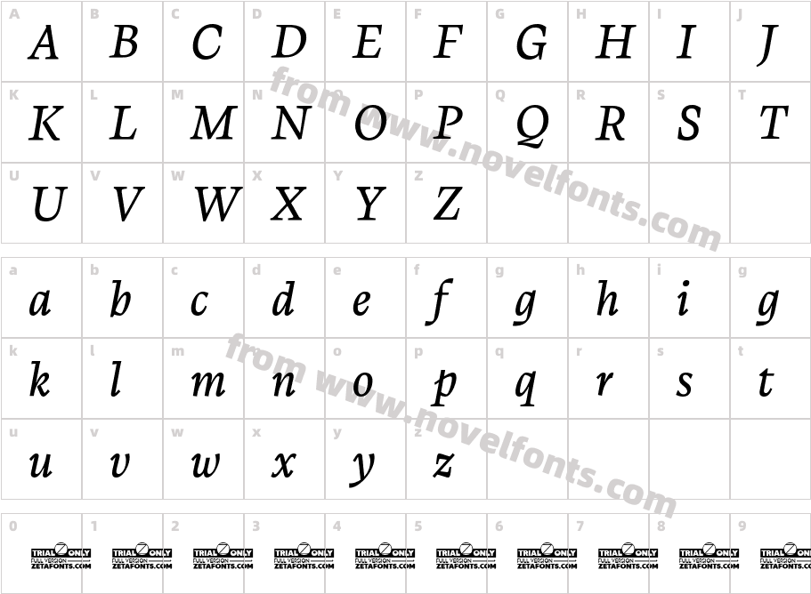 CalvinoTrialCharacter Map