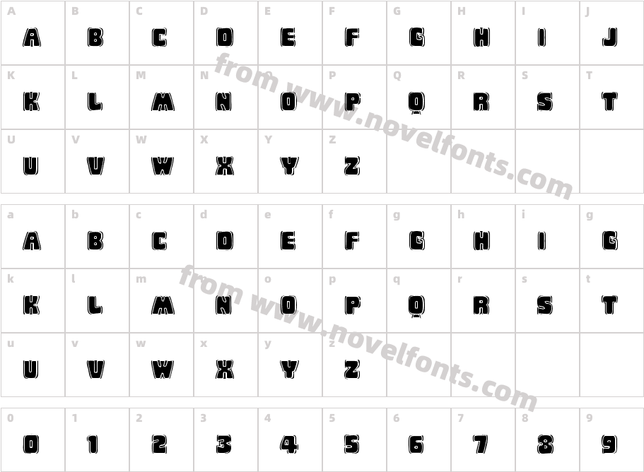 Baby Eskimo Kisses BlackCharacter Map