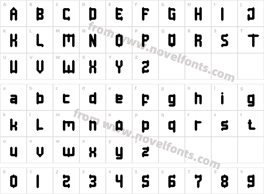 Baby MetalCharacter Map