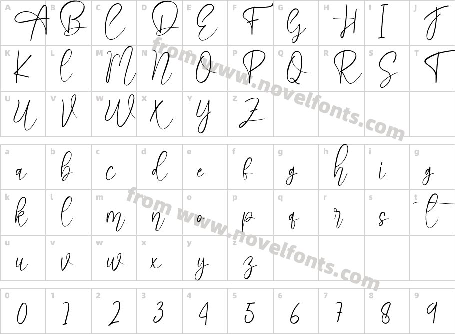 BabyeasterRegularCharacter Map