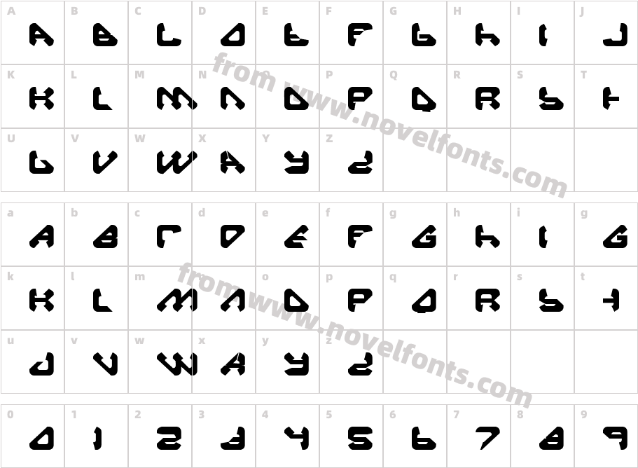 Backup Generation 1Character Map