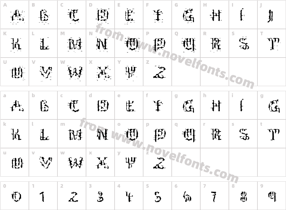 BadblocksEFCharacter Map