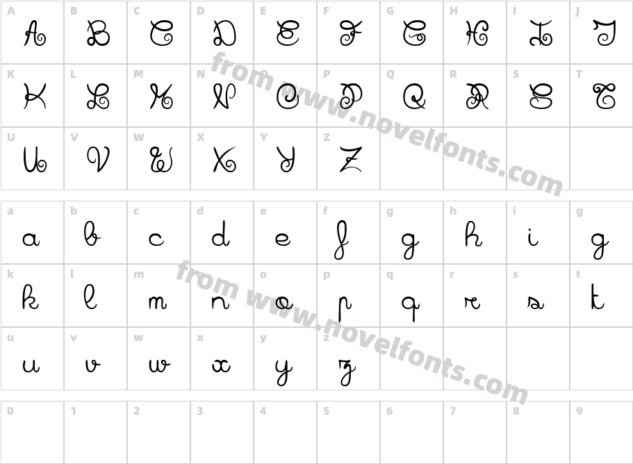 Badiane BoldCharacter Map