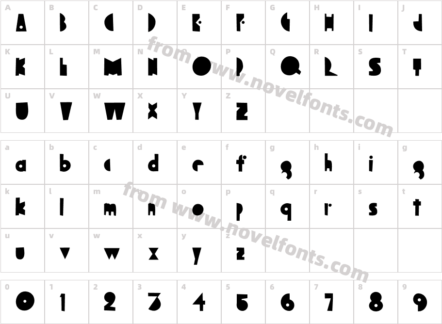 BagaglioFlatCharacter Map