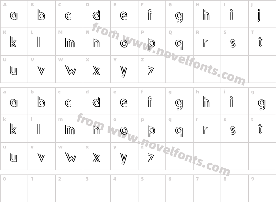 Bagatela RegularCharacter Map