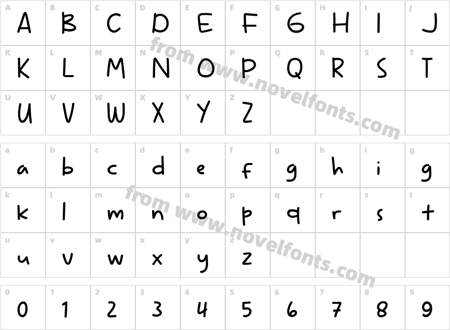 BalihoCharacter Map