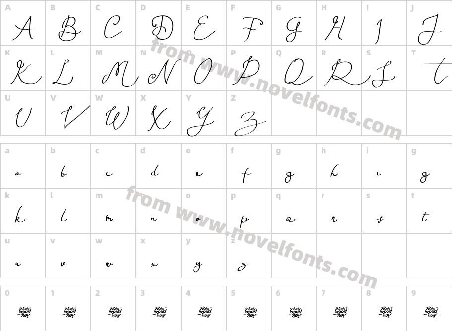 BalitaRegularCharacter Map