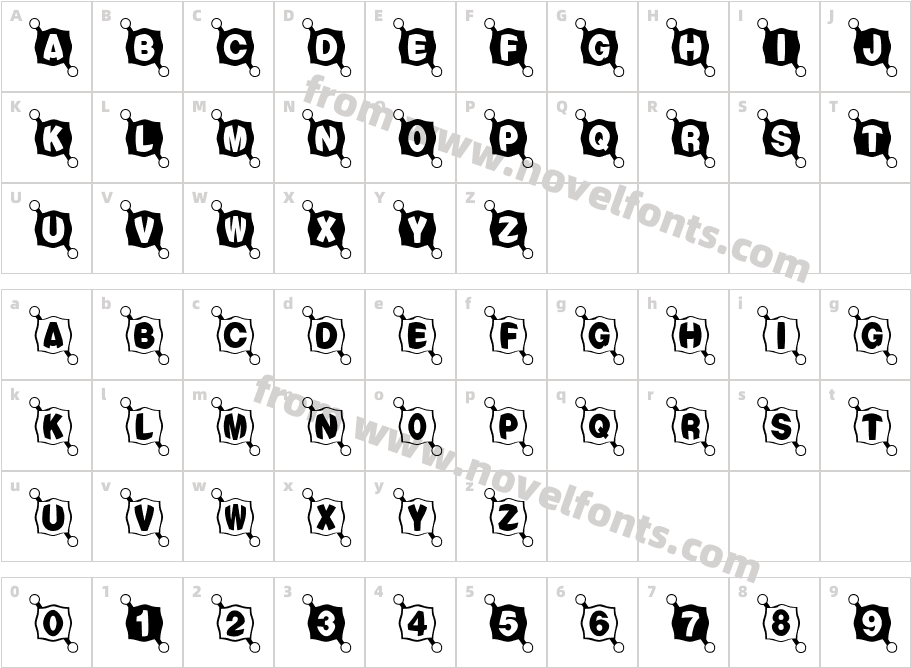 BallTackCharacter Map