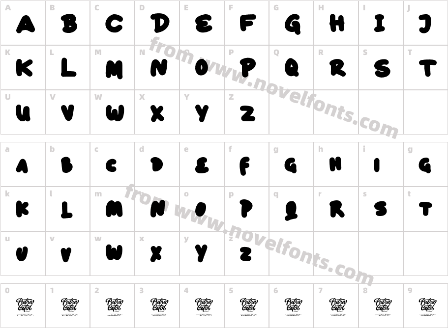 BallsyeRegularCharacter Map