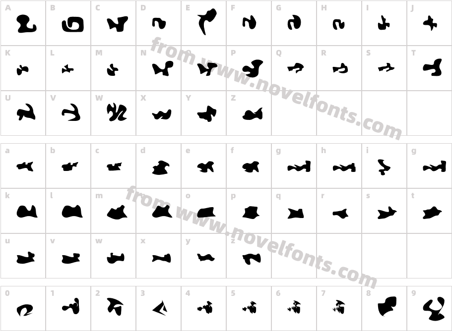 Camo3Character Map