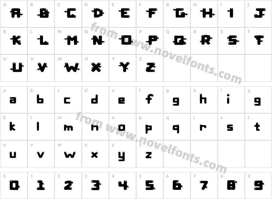 BambuFBCharacter Map