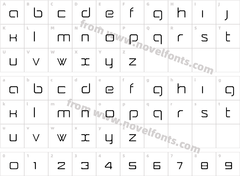 CamomileCharacter Map