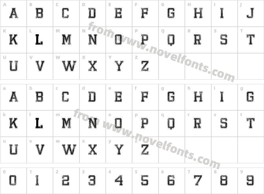 BandungHardcoreGPCharacter Map