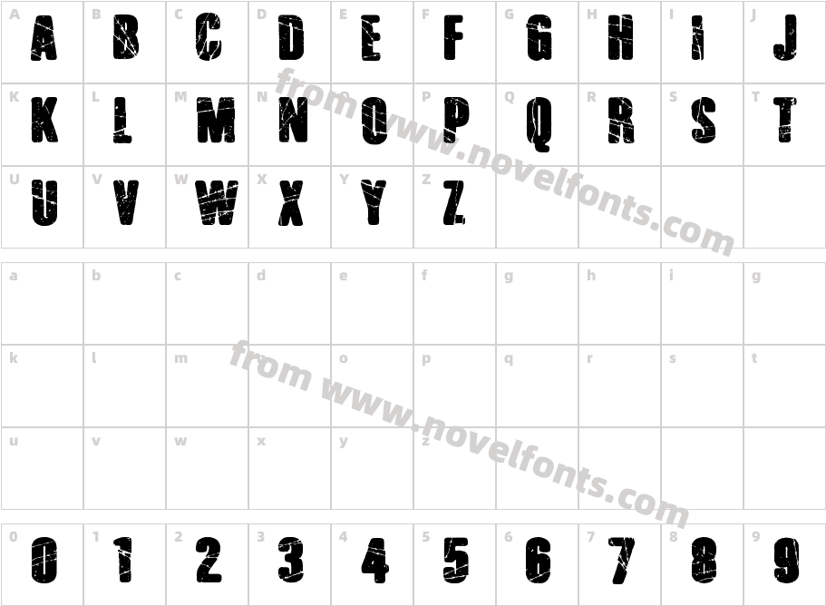 Barb Wire ClubCharacter Map