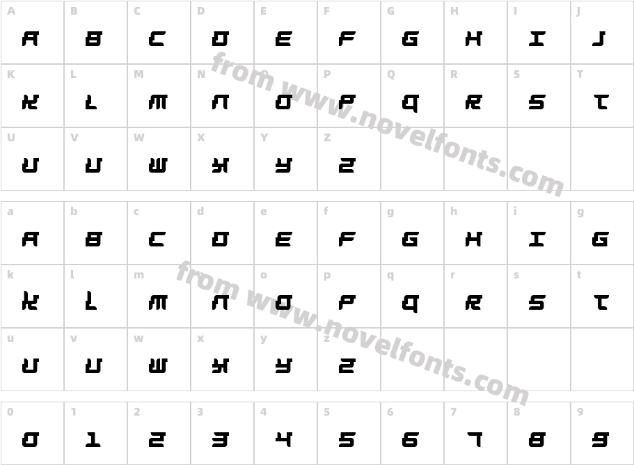 BarbarellaCharacter Map