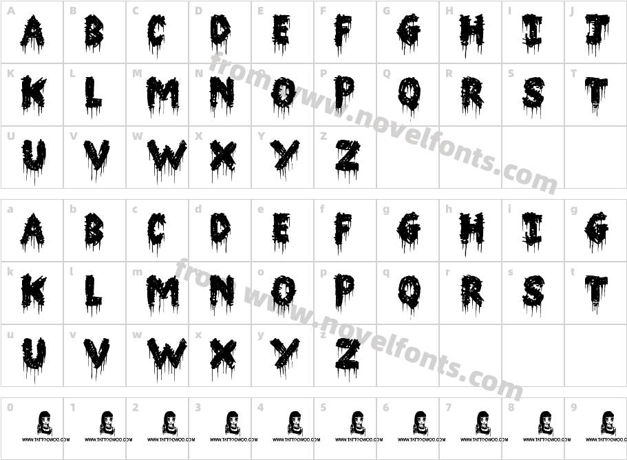 Barn HouseCharacter Map