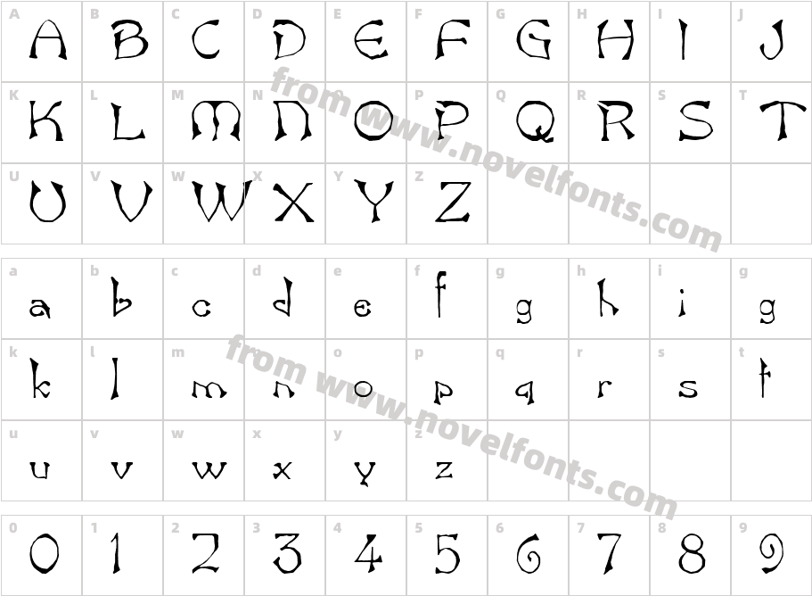 Bart NormalCharacter Map