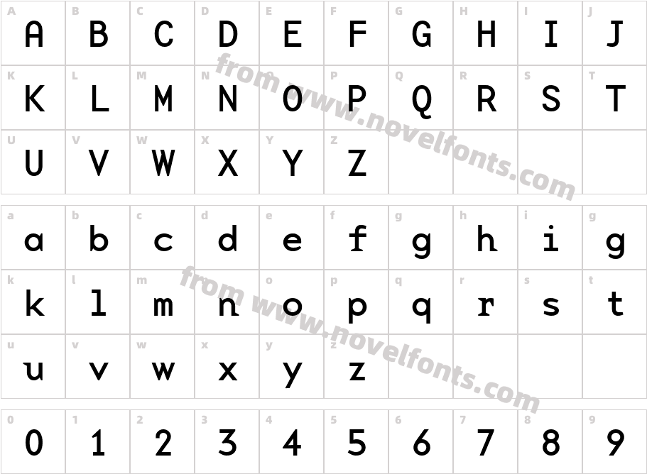 BaseMonoWideReg RegularCharacter Map