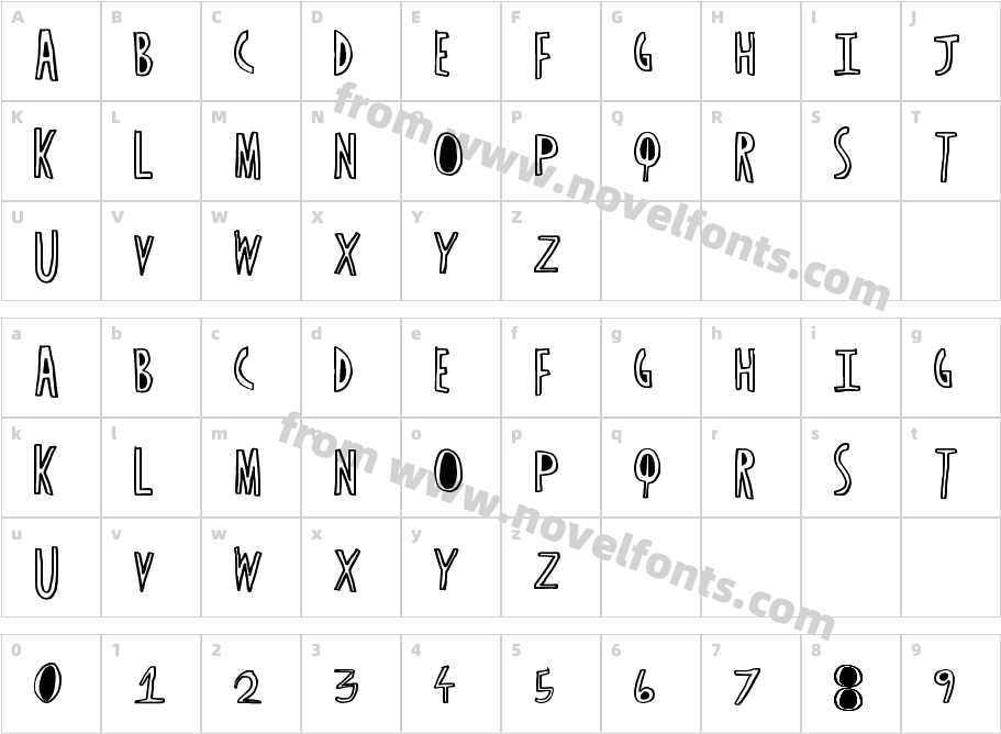 BasicHeaderCharacter Map