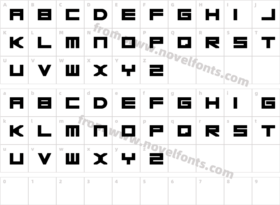 Basicav.2012Character Map