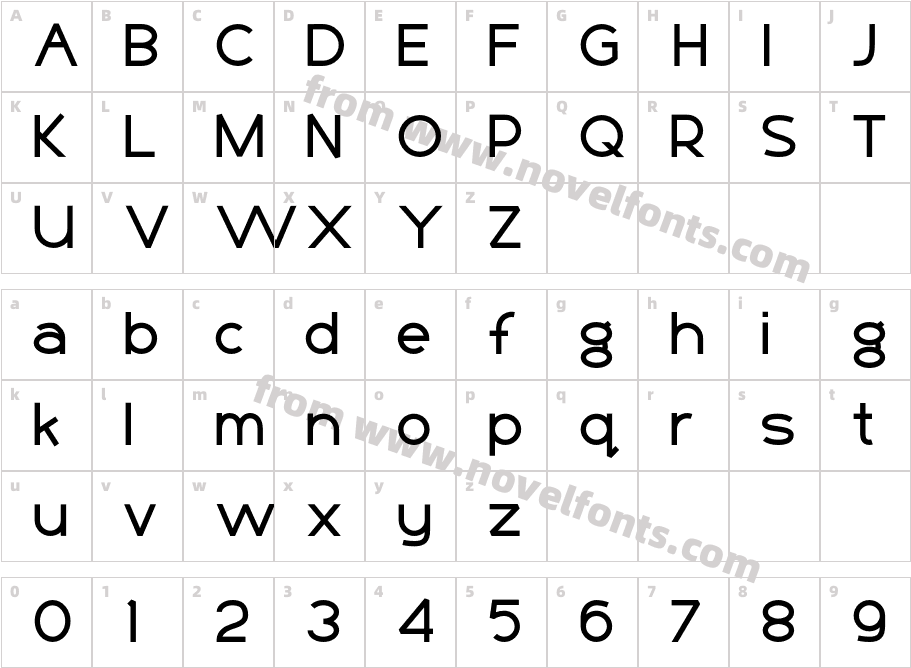 BasicoCharacter Map