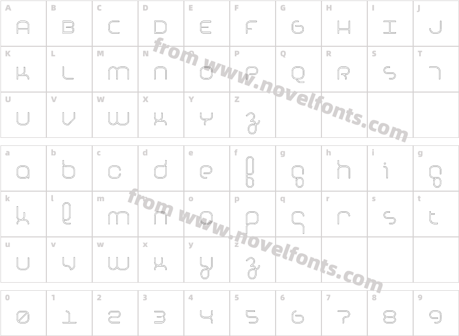 Basis-OutlineCharacter Map