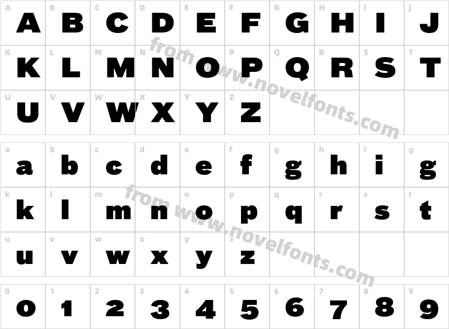 Bau-SuperCharacter Map