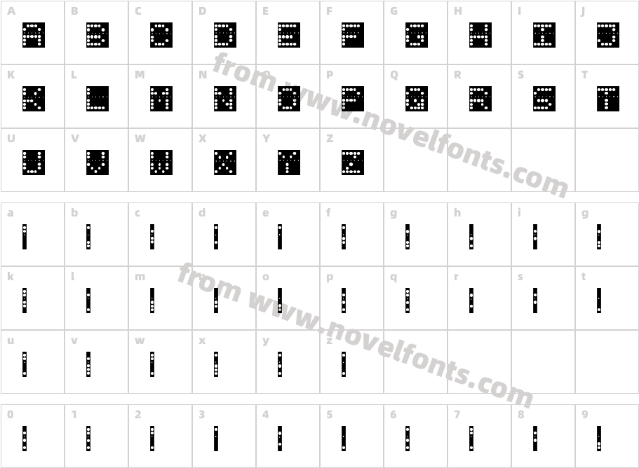 BaudotMurrayCharacter Map