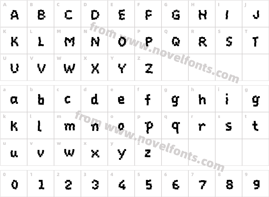 Baukasten-OneCharacter Map