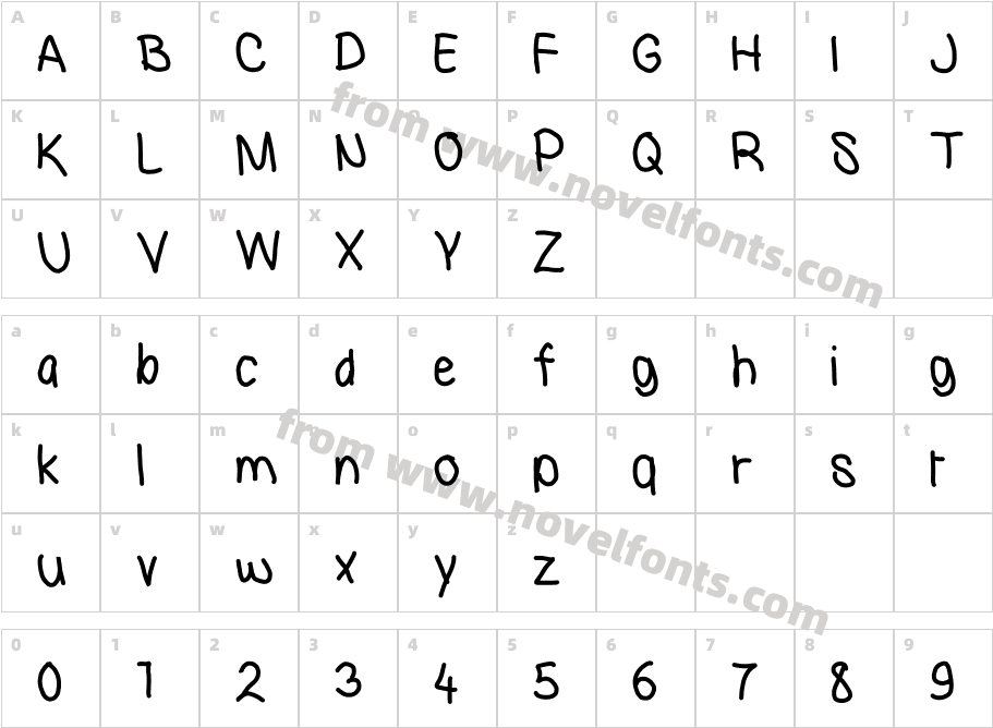 BayBayCharacter Map