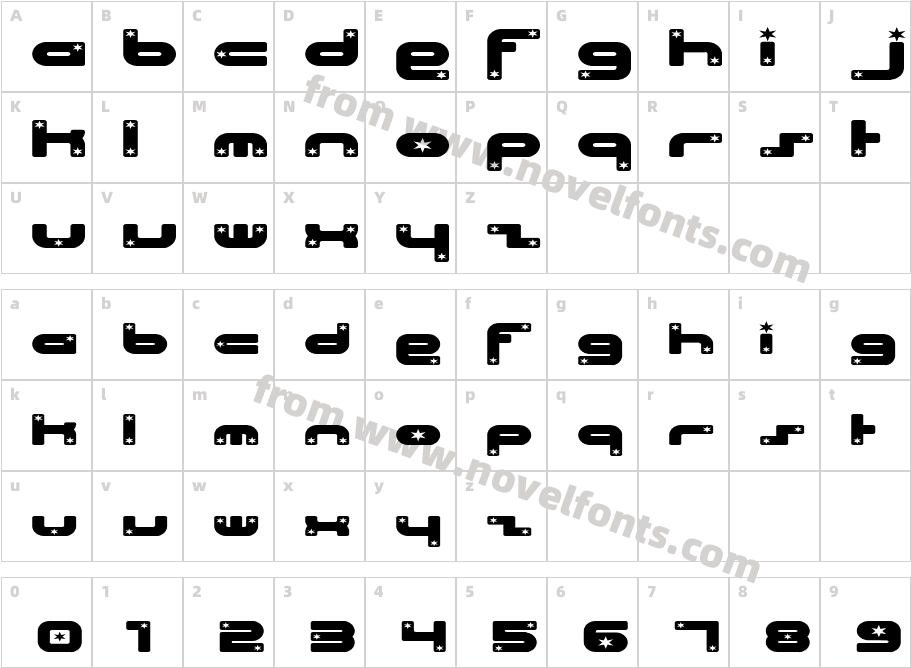 Beach House Stars HeavyCharacter Map